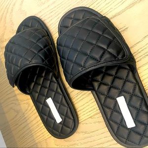 H&M sandals black size 8 US